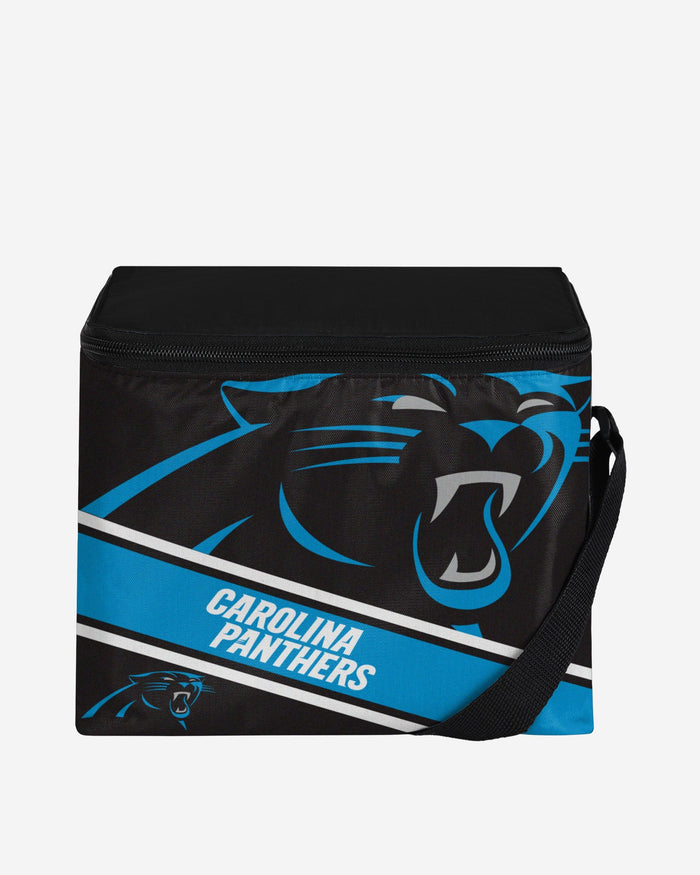 Carolina Panthers Big Logo Stripe 6 Pack Cooler FOCO - FOCO.com