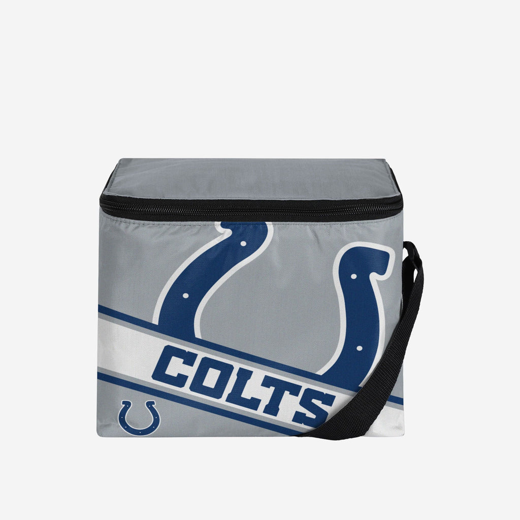 Indianapolis Colts Big Logo Stripe 6 Pack Cooler FOCO - FOCO.com