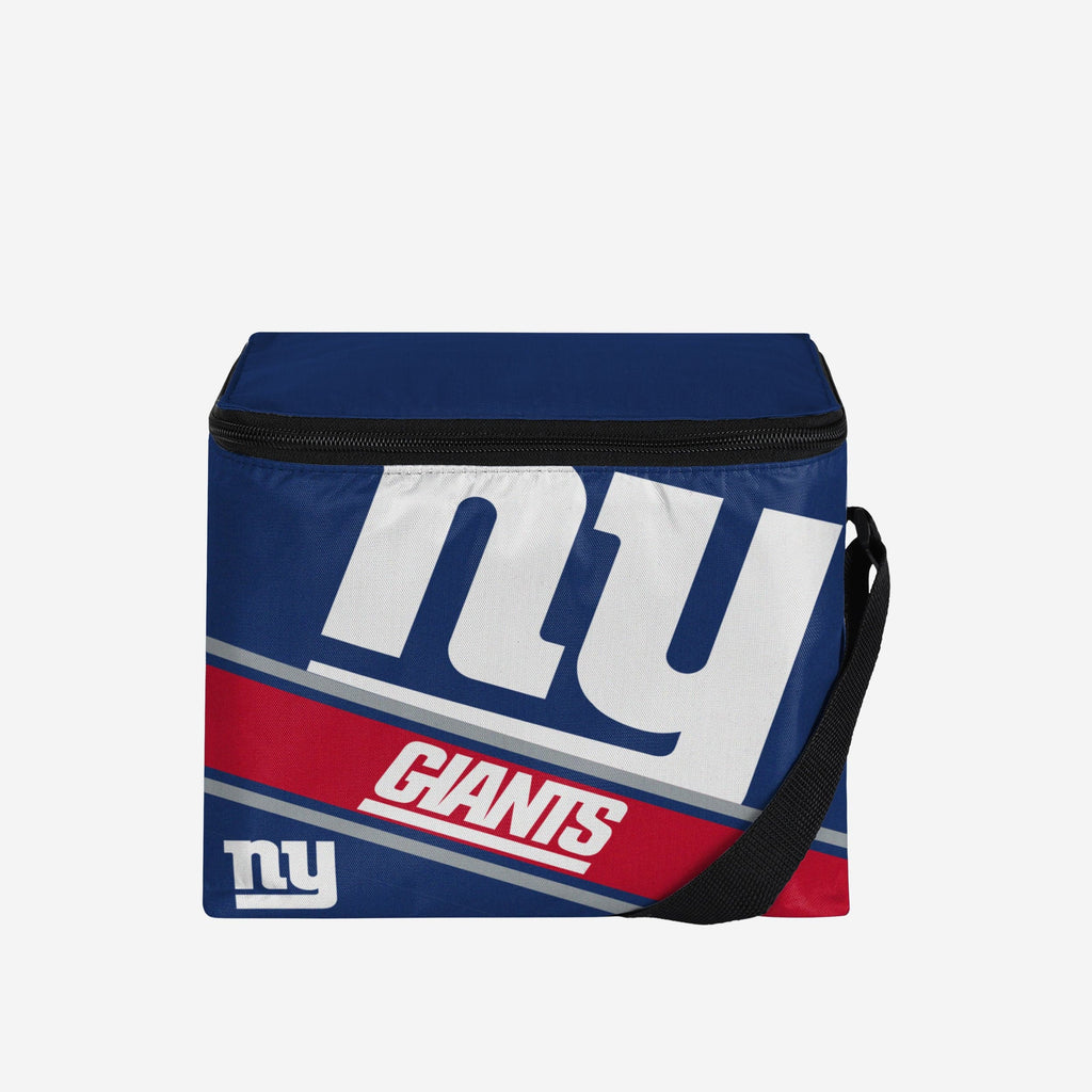 New York Giants Big Logo Stripe 6 Pack Cooler FOCO - FOCO.com