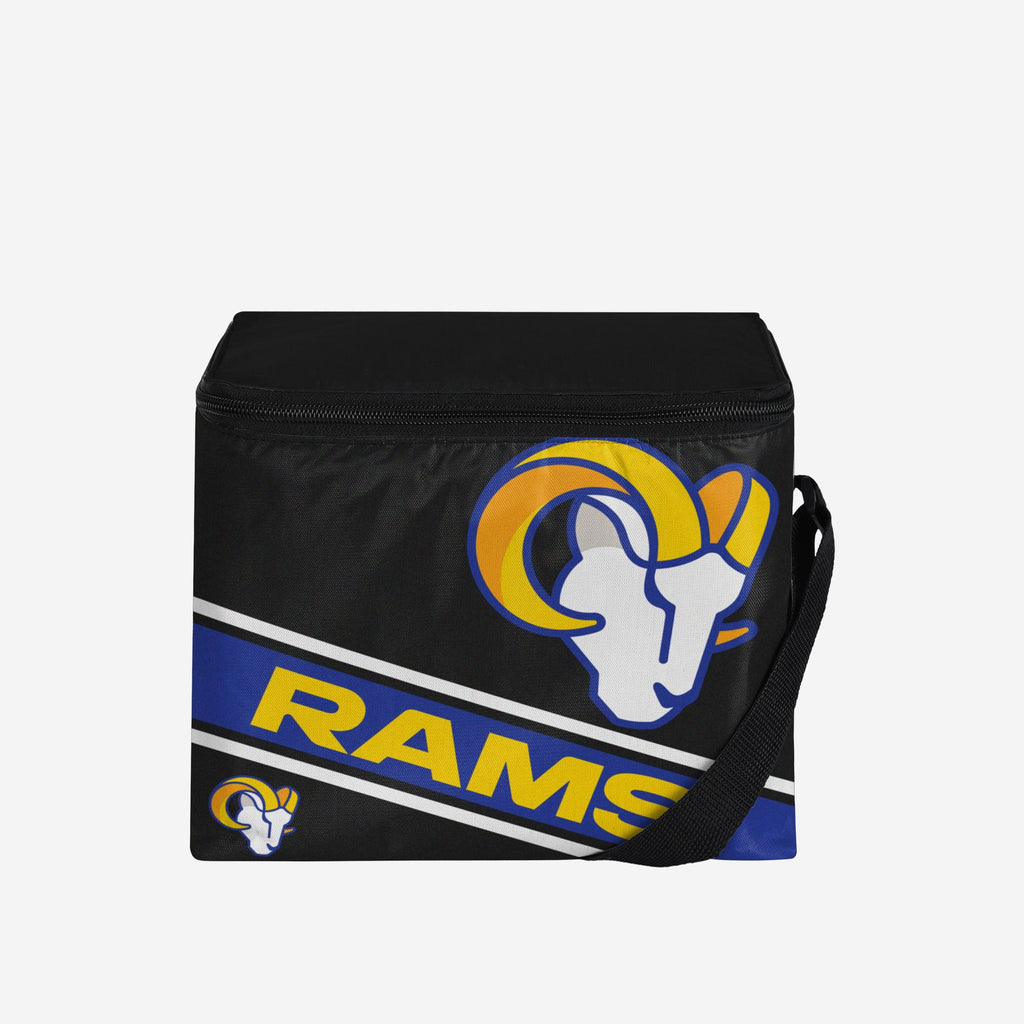 Los Angeles Rams Exclusive Big Logo Stripe 6 Pack Cooler FOCO - FOCO.com