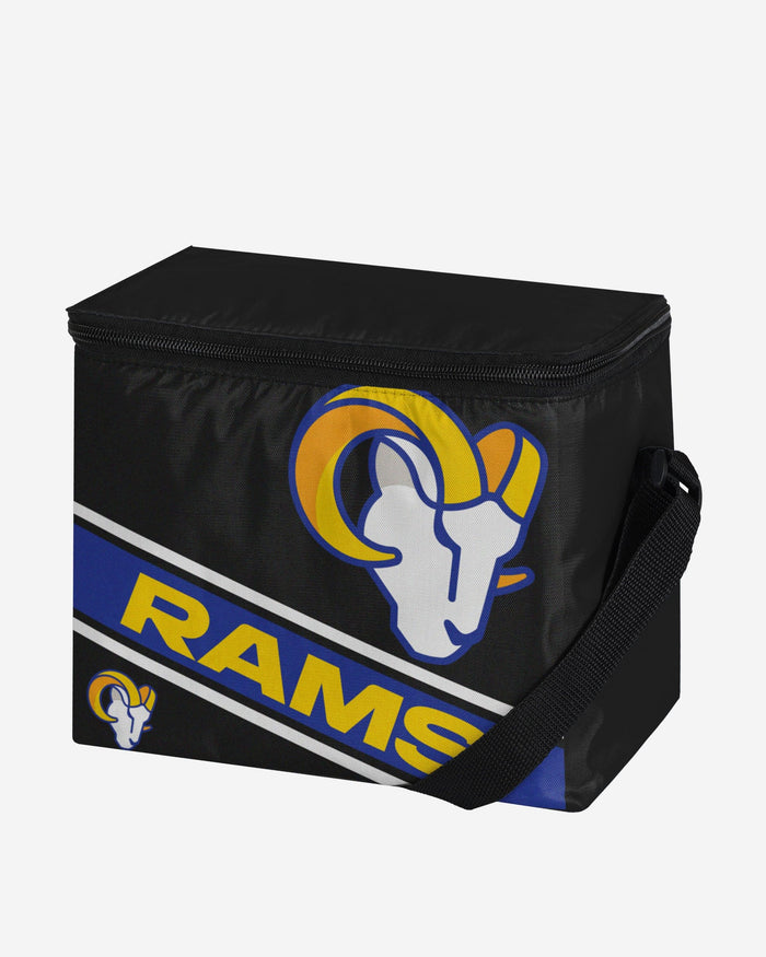 Los Angeles Rams Exclusive Big Logo Stripe 6 Pack Cooler FOCO - FOCO.com