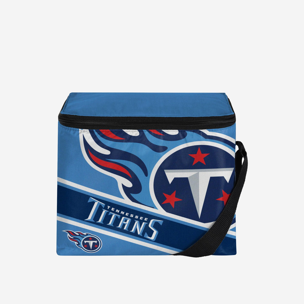 Tennessee Titans Big Logo Stripe 6 Pack Cooler FOCO - FOCO.com