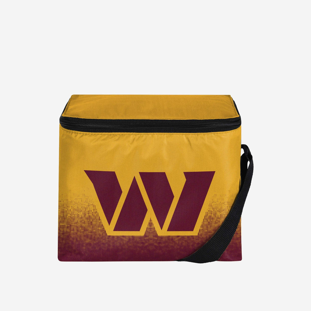 Washington Commanders Exclusive Big Logo Stripe 6 Pack Cooler FOCO - FOCO.com