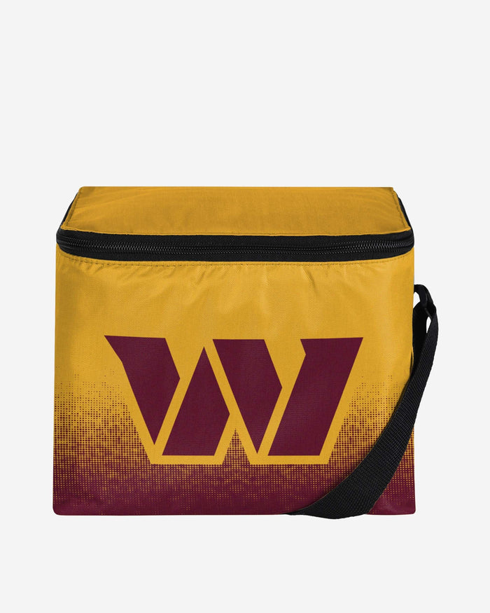 Washington Commanders Exclusive Big Logo Stripe 6 Pack Cooler FOCO - FOCO.com