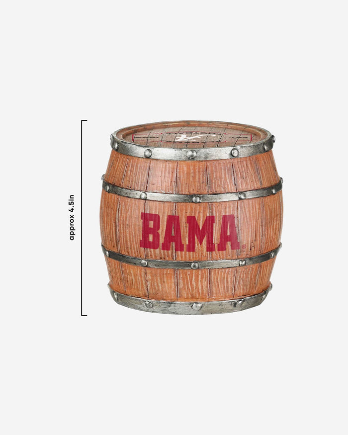 Alabama Crimson Tide 5 Pack Barrel Coaster Set FOCO - FOCO.com