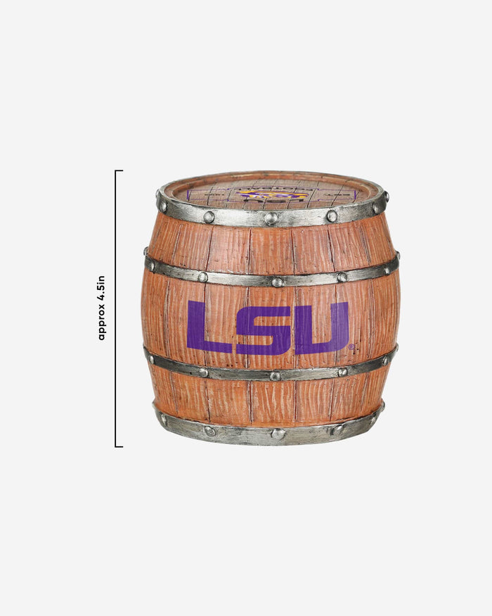 LSU Tigers 5 Pack Barrel Coaster Set FOCO - FOCO.com