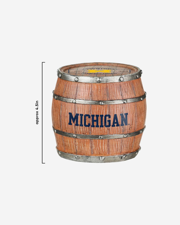 Michigan Wolverines 5 Pack Barrel Coaster Set FOCO - FOCO.com