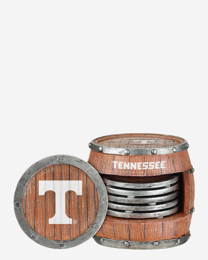 Tennessee Volunteers 5 Pack Barrel Coaster Set FOCO - FOCO.com