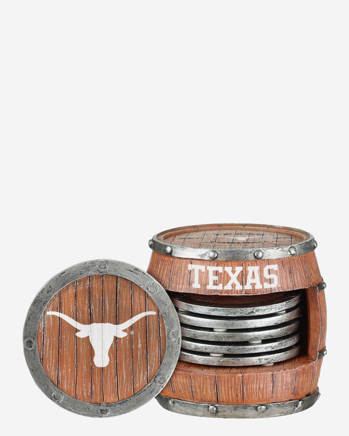 Texas 5 Pack Barrel Coaster Set FOCO - FOCO.com