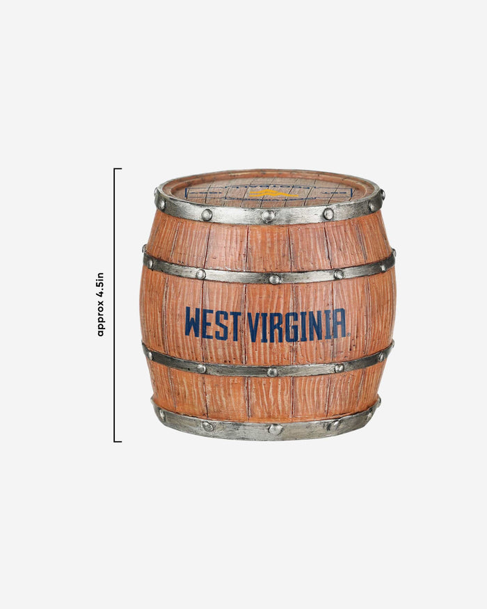 West Virginia Mountaineers 5 Pack Barrel Coaster Set FOCO - FOCO.com