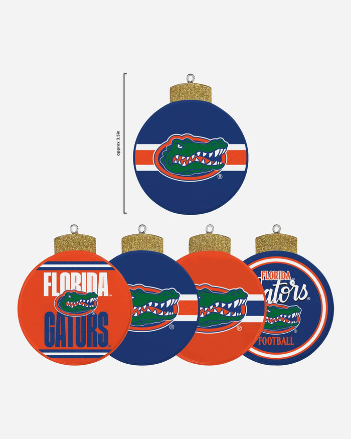 Florida Gators Holiday 5 Pack Coaster Set FOCO - FOCO.com