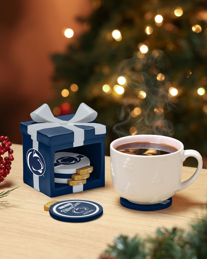 Penn State Nittany Lions Holiday 5 Pack Coaster Set FOCO - FOCO.com