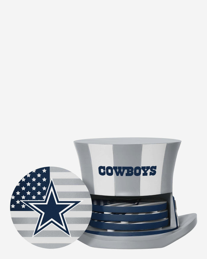 Dallas Cowboys Americana Resin Coaster Set FOCO - FOCO.com