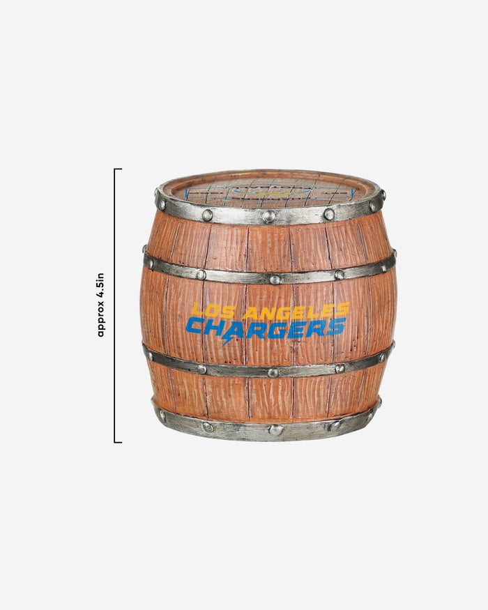 Los Angeles Chargers 5 Pack Barrel Coaster Set FOCO - FOCO.com