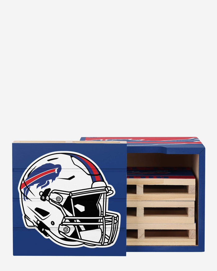 Buffalo Bills 4 Pack Pallet Coaster Set FOCO - FOCO.com