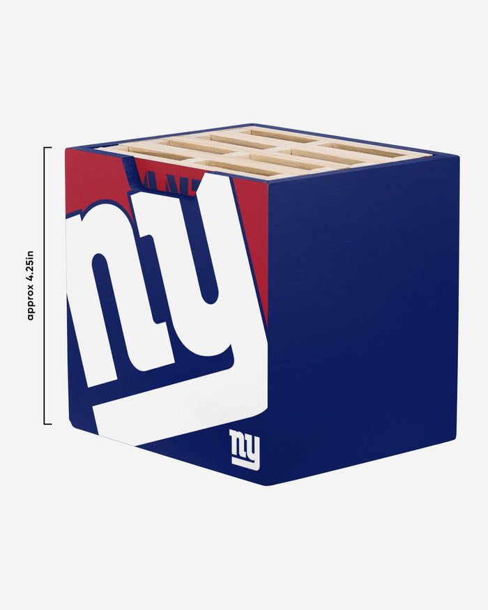 New York Giants 4 Pack Pallet Coaster Set FOCO - FOCO.com