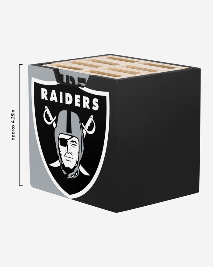 Las Vegas Raiders 4 Pack Pallet Coaster Set FOCO - FOCO.com