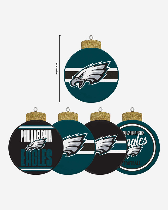 Philadelphia Eagles Holiday 5 Pack Coaster Set FOCO - FOCO.com