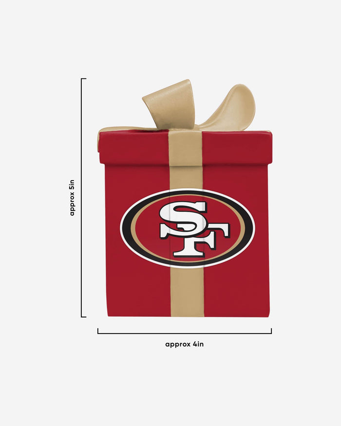 San Francisco 49ers Holiday 5 Pack Coaster Set FOCO - FOCO.com