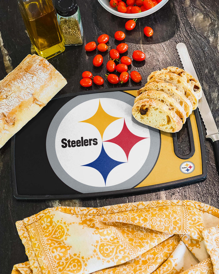 Pittsburgh Steelers Big Logo Cutting Board FOCO - FOCO.com