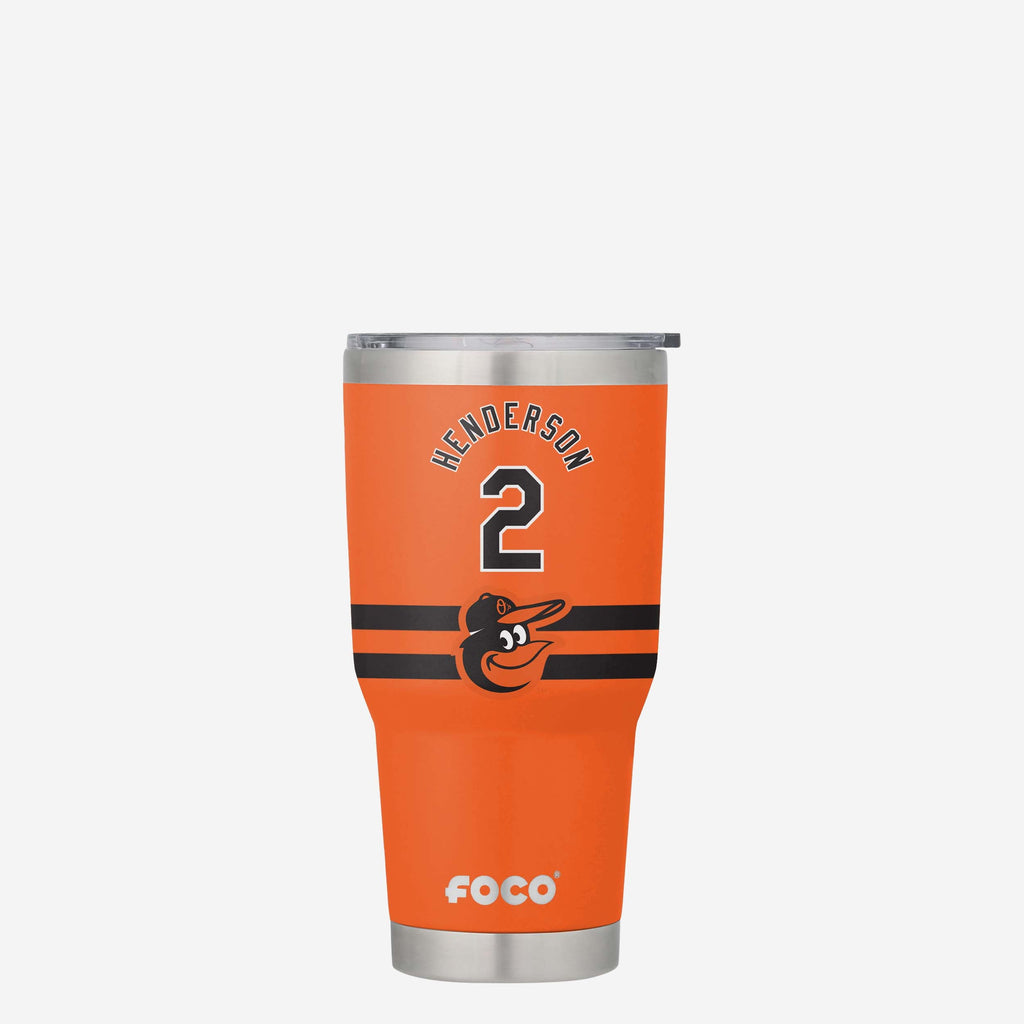 Gunnar Henderson Baltimore Orioles Team Logo 30 oz Player Tumbler FOCO - FOCO.com