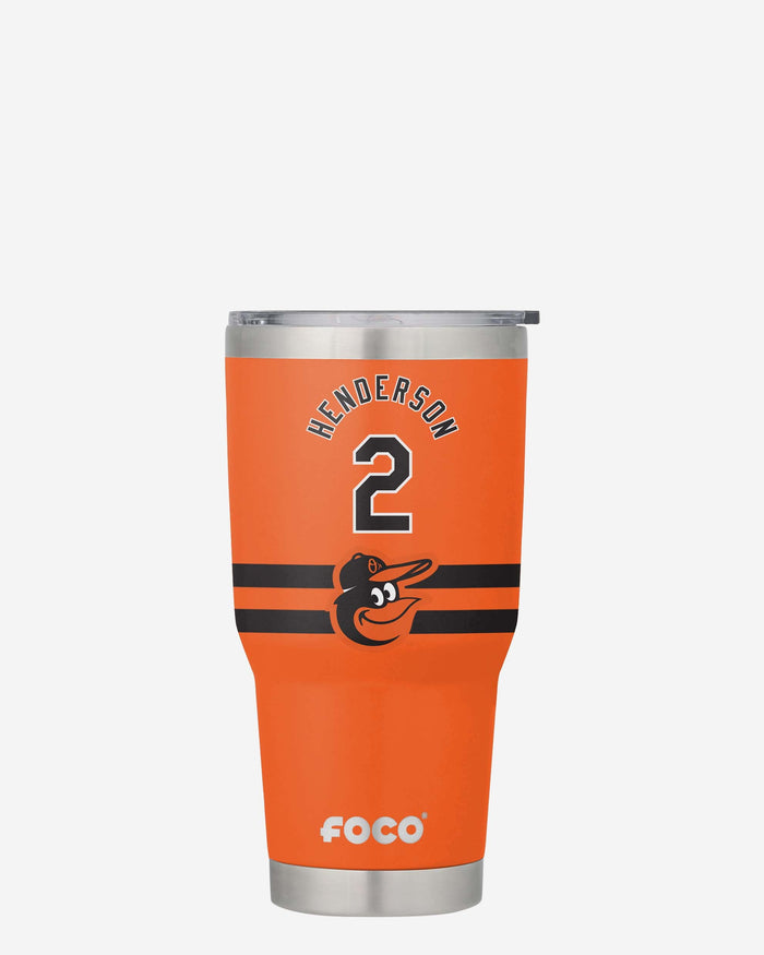 Gunnar Henderson Baltimore Orioles Team Logo 30 oz Player Tumbler FOCO - FOCO.com