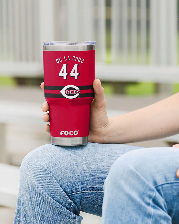 Elly De La Cruz Cincinnati Reds Team Logo 30 oz Player Tumbler FOCO - FOCO.com