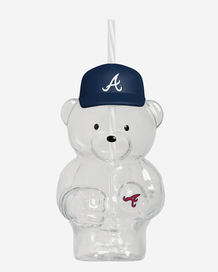 Atlanta Braves Glass Bear Tumbler FOCO - FOCO.com