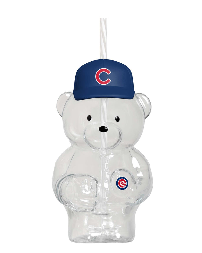 Chicago Cubs Glass Bear Tumbler
