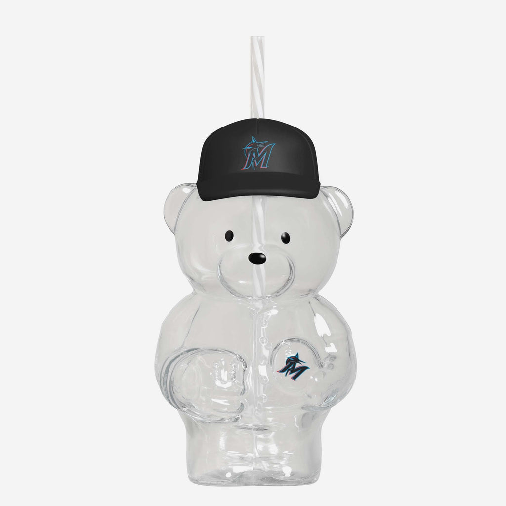 Miami Marlins Glass Bear Tumbler FOCO - FOCO.com