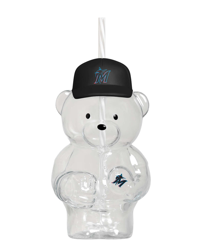 Miami Marlins Glass Bear Tumbler
