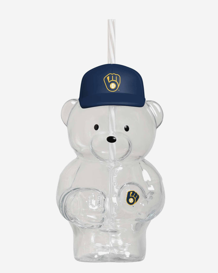 Milwaukee Brewers Glass Bear Tumbler FOCO - FOCO.com