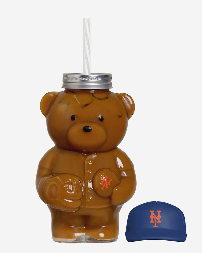 New York Mets Glass Bear Tumbler FOCO - FOCO.com