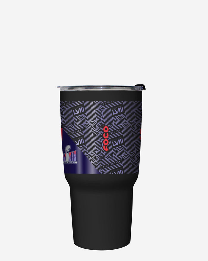 Super Bowl LVIII Black 27 oz Stainless Steel Tumbler FOCO - FOCO.com