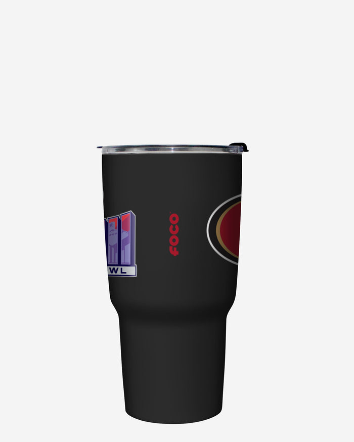 San Francisco 49ers Super Bowl LVIII Black 27 oz Stainless Steel Tumbler FOCO - FOCO.com