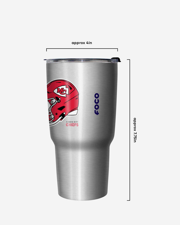 Kansas City Chiefs vs San Francisco 49ers Super Bowl LVIII Silver 27 oz Stainless Steel Tumbler FOCO - FOCO.com