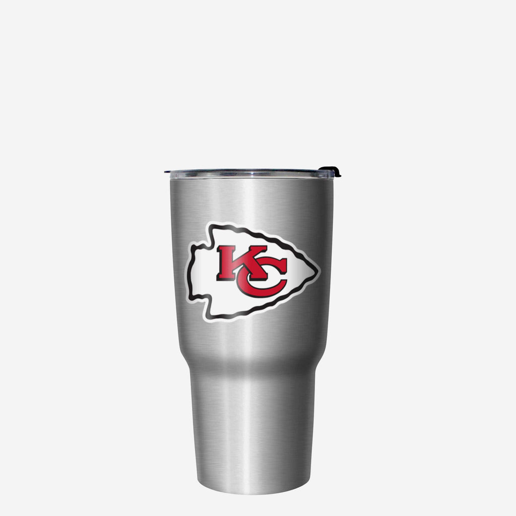 Kansas City Chiefs Super Bowl LVIII Silver 27 oz Stainless Steel Tumbler FOCO - FOCO.com