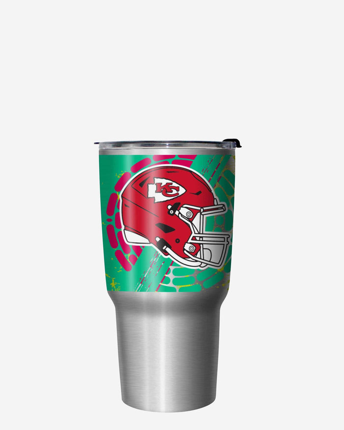 Kansas City Chiefs vs Philadelphia Eagles Super Bowl LIX Silver 27 oz Stainless Steel Tumbler FOCO - FOCO.com