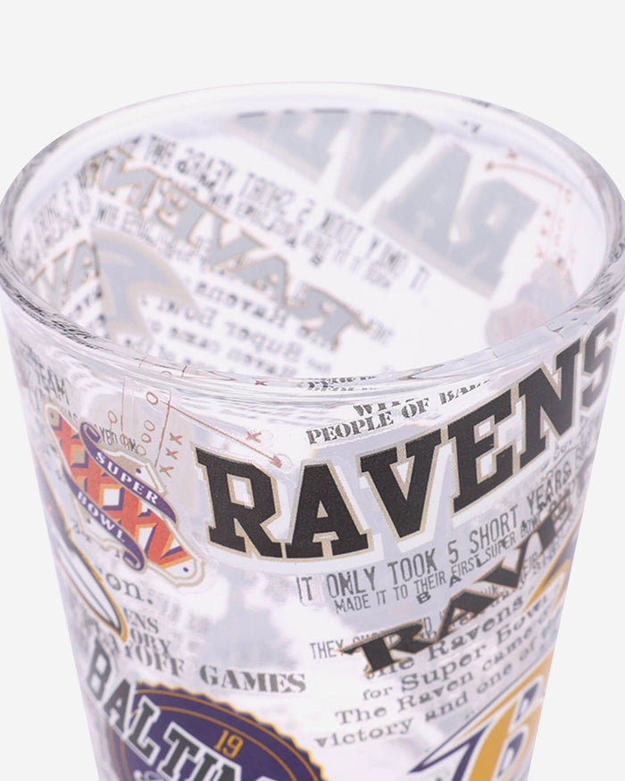 Baltimore Ravens 3 Pack Shot Glass FOCO - FOCO.com