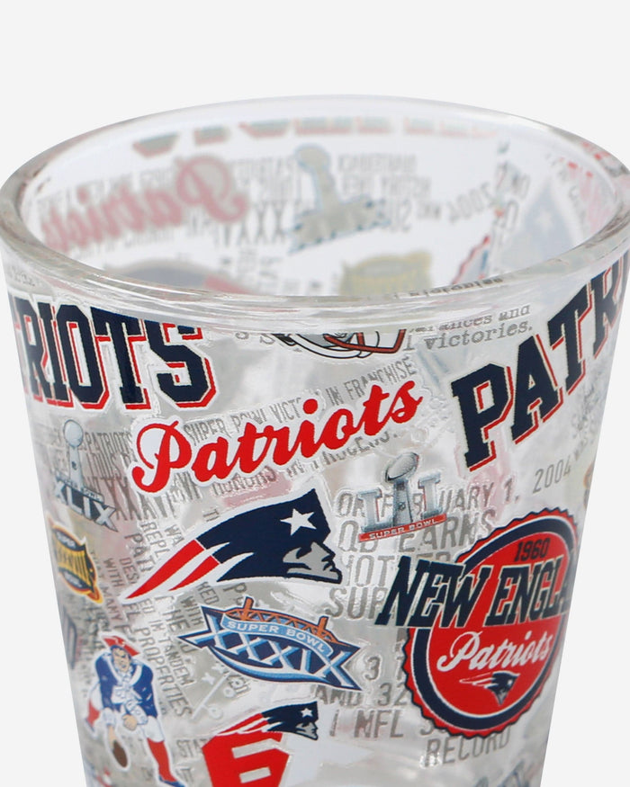 New England Patriots 3 Pack Shot Glass FOCO - FOCO.com