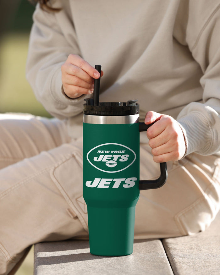 New York Jets 40 oz XL Tumbler FOCO - FOCO.com