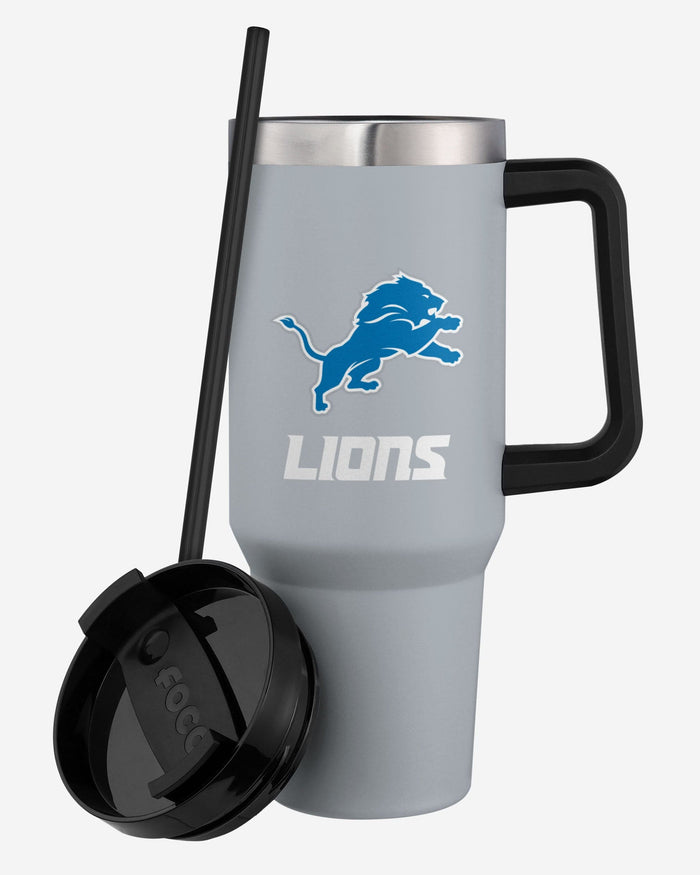 Detroit Lions Gray 40 oz XL Tumbler FOCO - FOCO.com