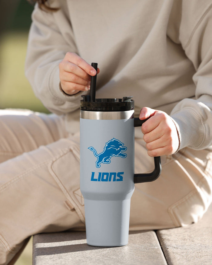 Detroit Lions Gray 40 oz XL Tumbler FOCO - FOCO.com