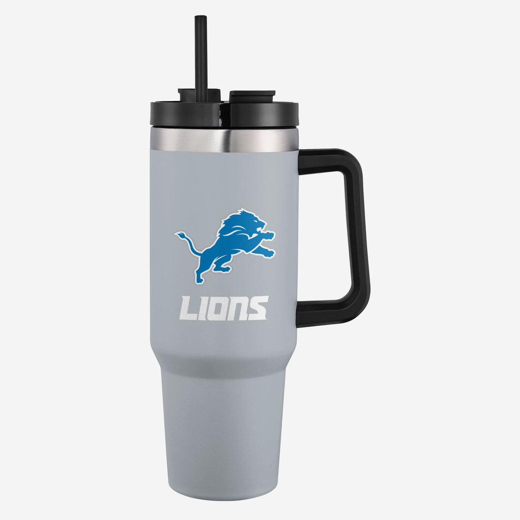 Detroit Lions Gray 40 oz XL Tumbler FOCO - FOCO.com