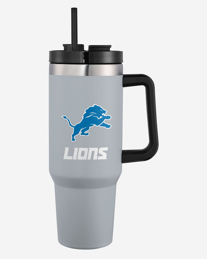 Detroit Lions Gray 40 oz XL Tumbler FOCO - FOCO.com