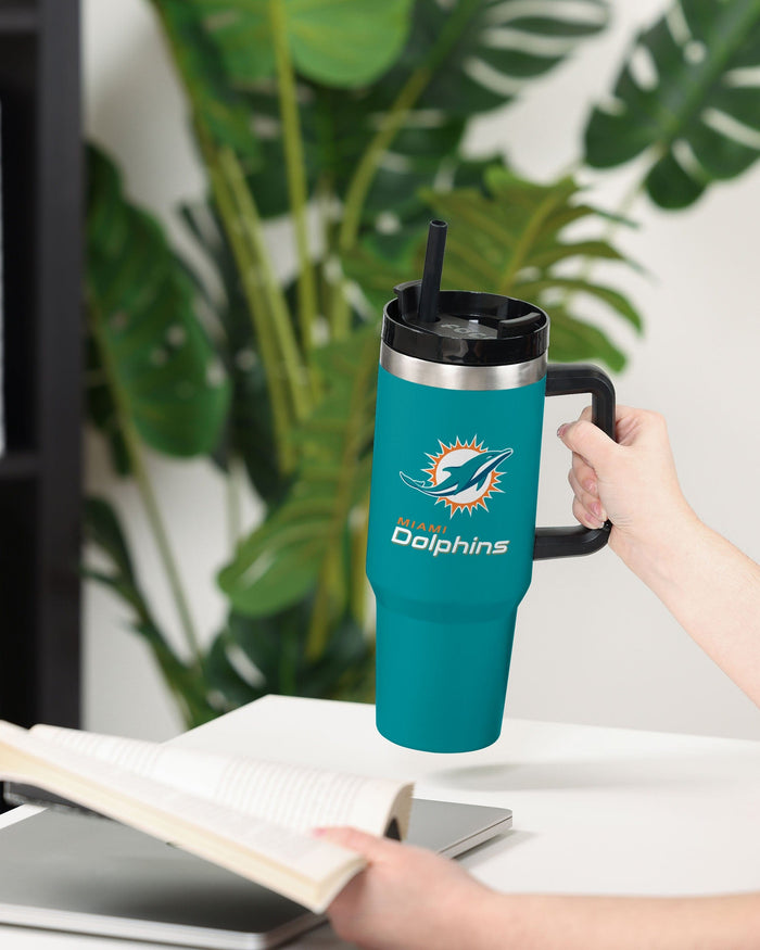 Miami Dolphins Aqua 40 oz XL Tumbler FOCO - FOCO.com