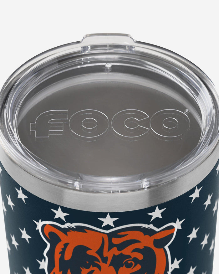 Chicago Bears Americana Team Logo 30 oz Tumbler FOCO - FOCO.com