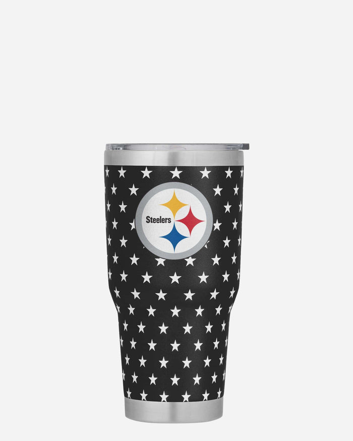 Pittsburgh Steelers Americana Team Logo 30 oz Tumbler FOCO - FOCO.com