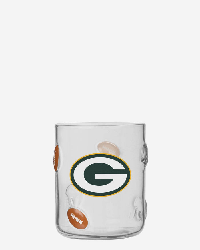 Green Bay Packers Team Logo 17 oz Glass Cup FOCO - FOCO.com