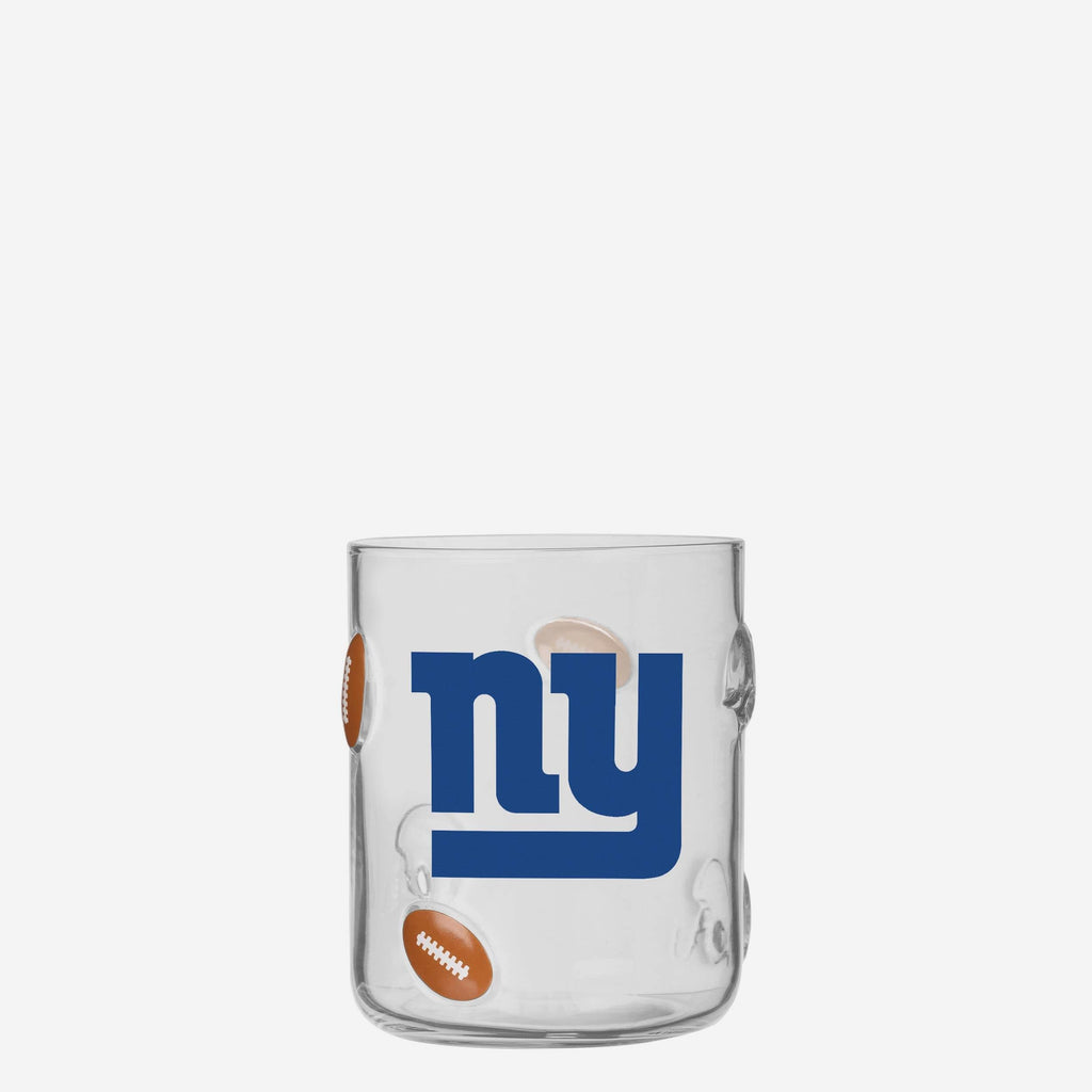 New York Giants Team Logo 17 oz Glass Cup FOCO - FOCO.com